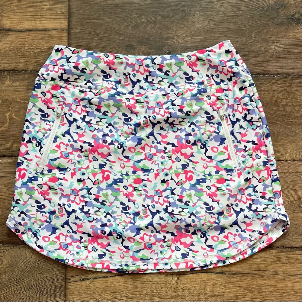 Colorful Patterned Skater Skirt